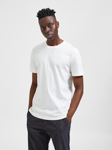 SELECTED HOMME Shirt 'Boris' in Wit: voorkant