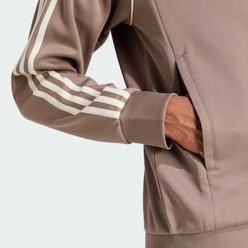 Veste de survêtement 'Adicolor Classics SST' ADIDAS ORIGINALS en marron