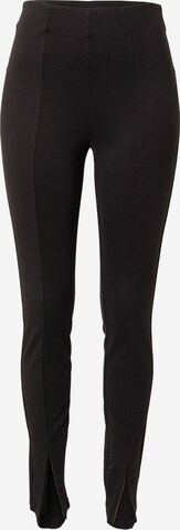 VILA Skinny Leggings 'Manon' in Zwart: voorkant