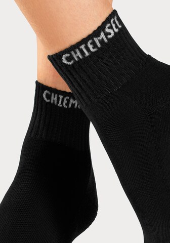 CHIEMSEE Athletic Socks in Black