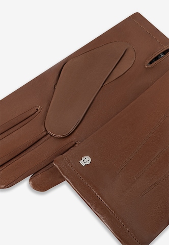 Roeckl Full Finger Gloves 'Wien' in Brown