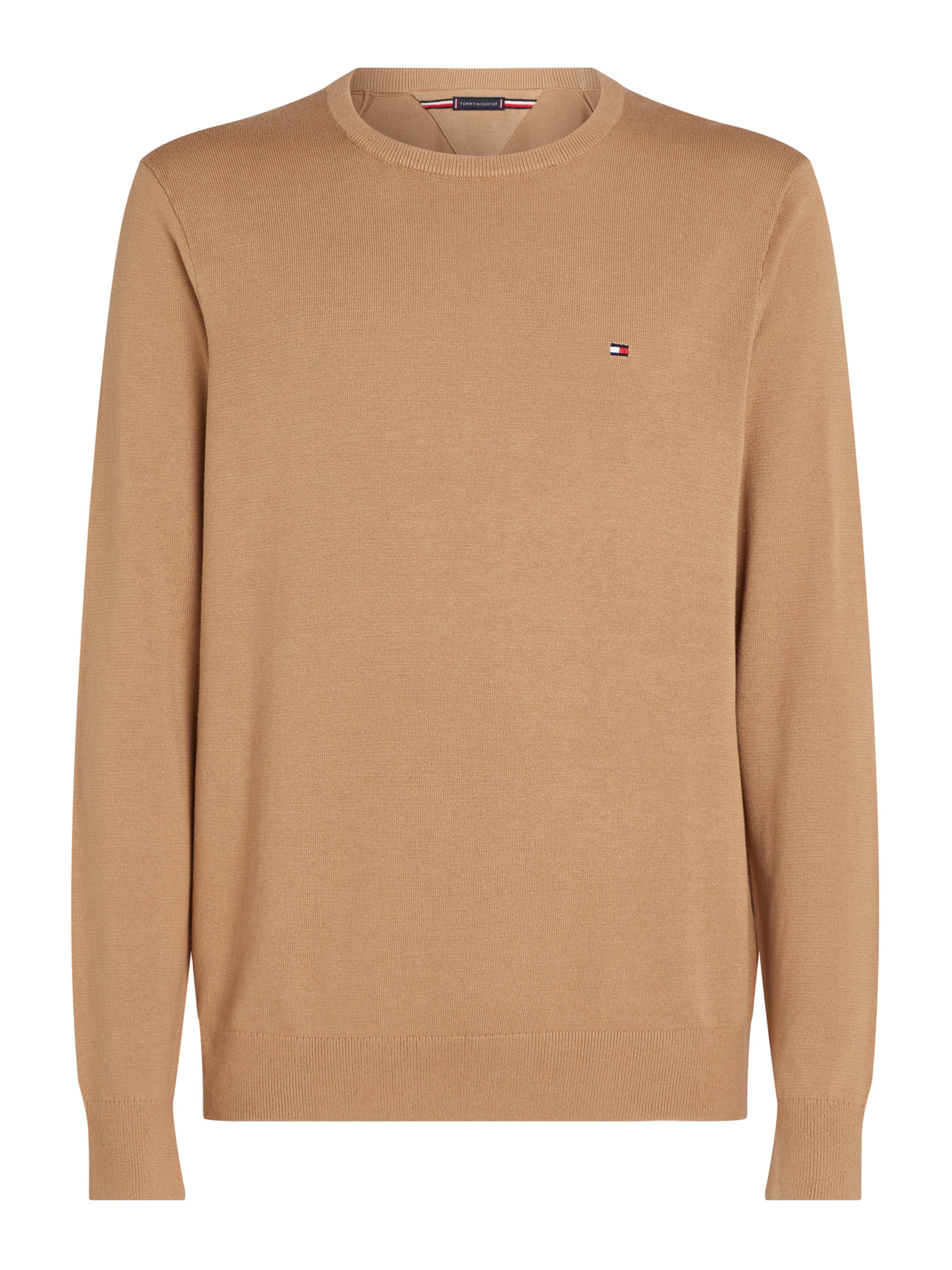TOMMY HILFIGER Πουλόβερ 'Essential' σε καφέ: μπροστά