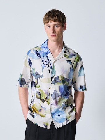Next Regular fit Риза в синьо: отпред