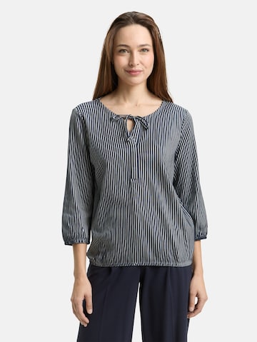 Chemisier TOM TAILOR en noir : devant