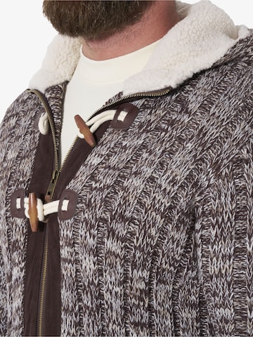 Jan Vanderstorm Strickjacke 'Eirborg' in Grün