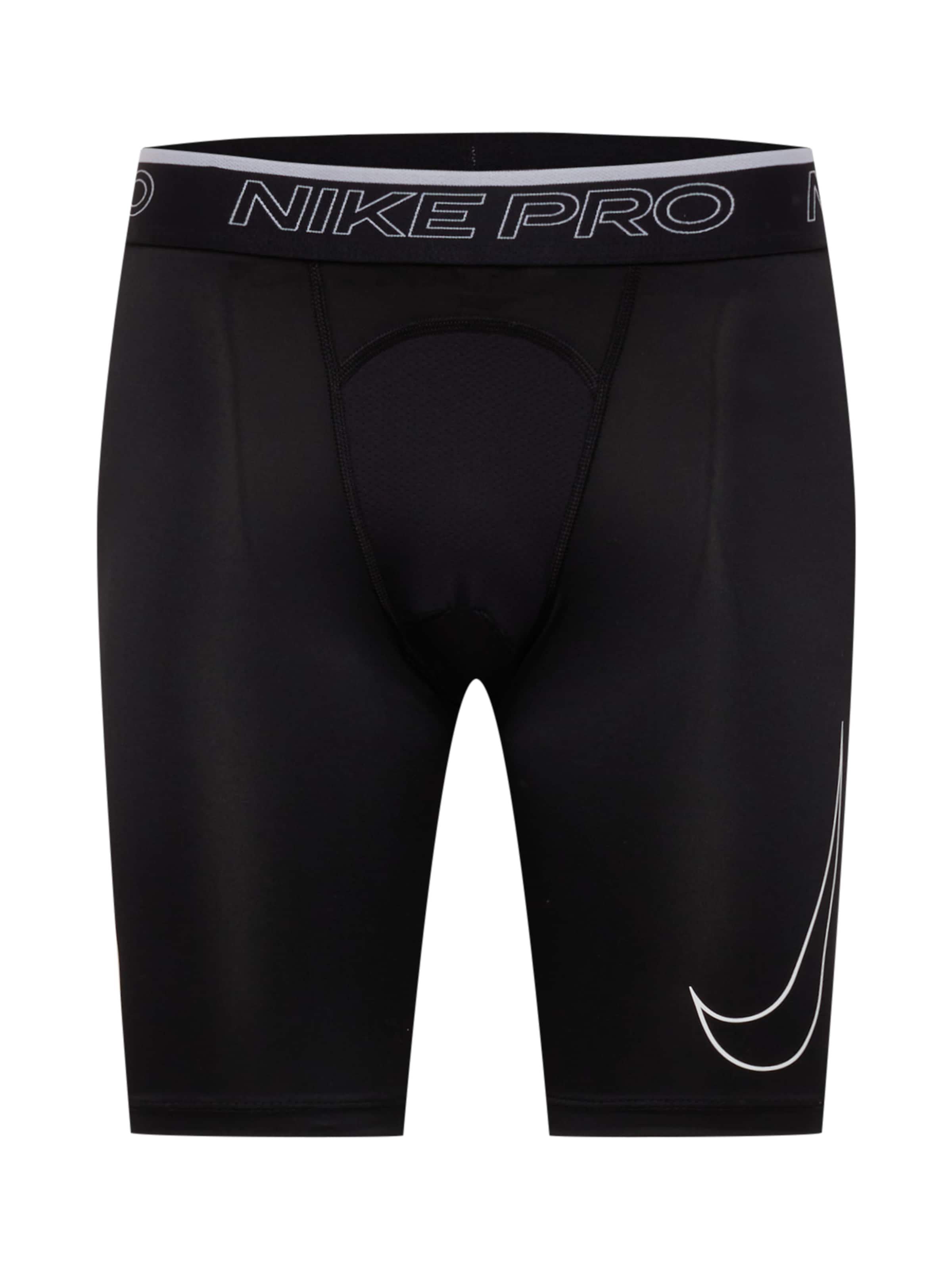 NIKE Skinny Sporthose in Schwarz: Vorderseite