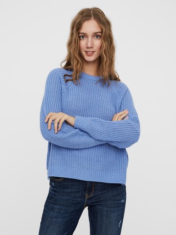 Pull-over 'Lea' VERO MODA en bleu : devant