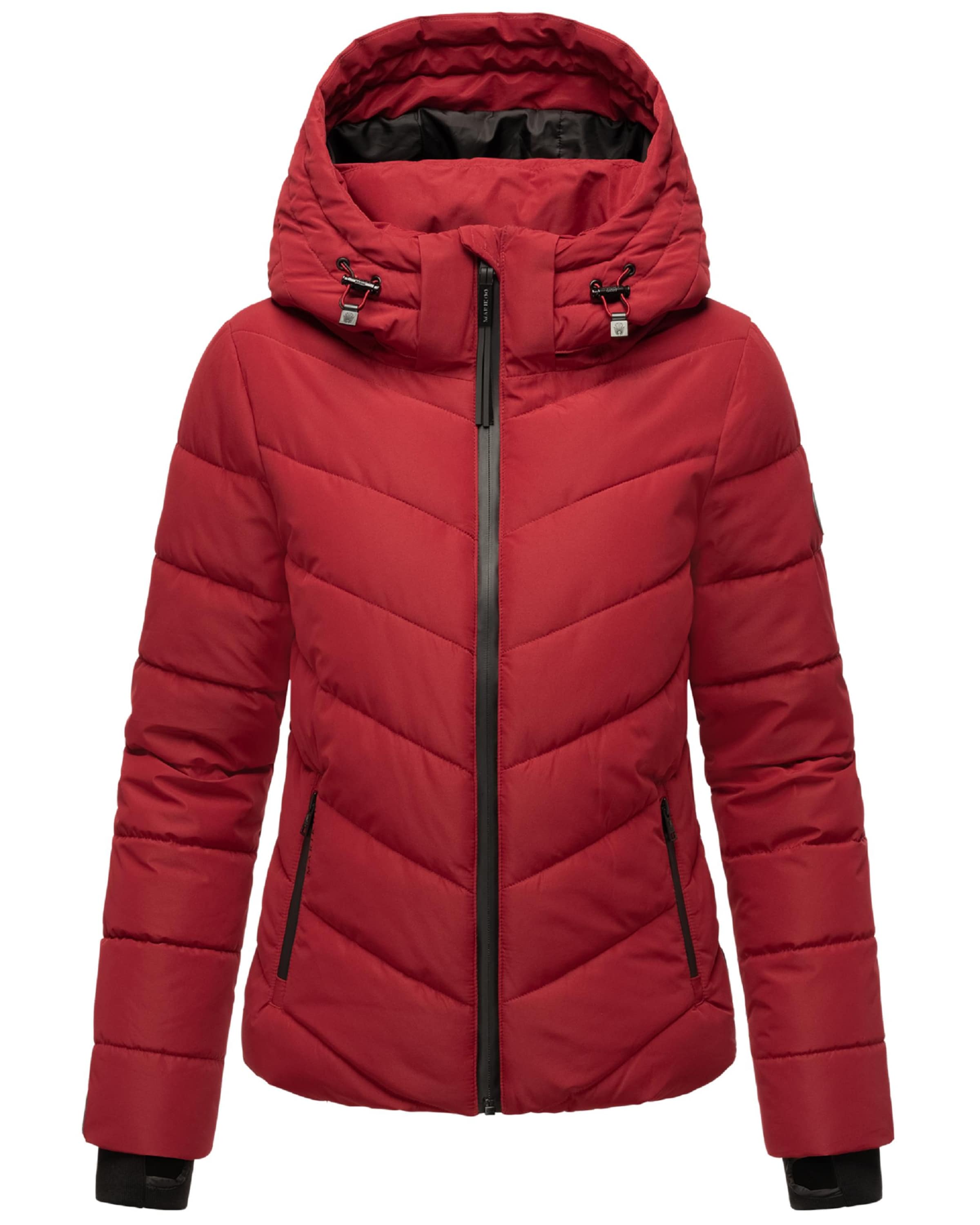 Veste d’hiver MARIKOO en rouge : devant