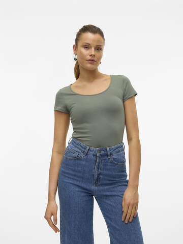 VERO MODA Shirt 'Maxi' in Groen: voorkant