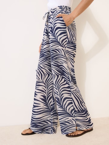 Lipsy Wide Leg Hose in Blau