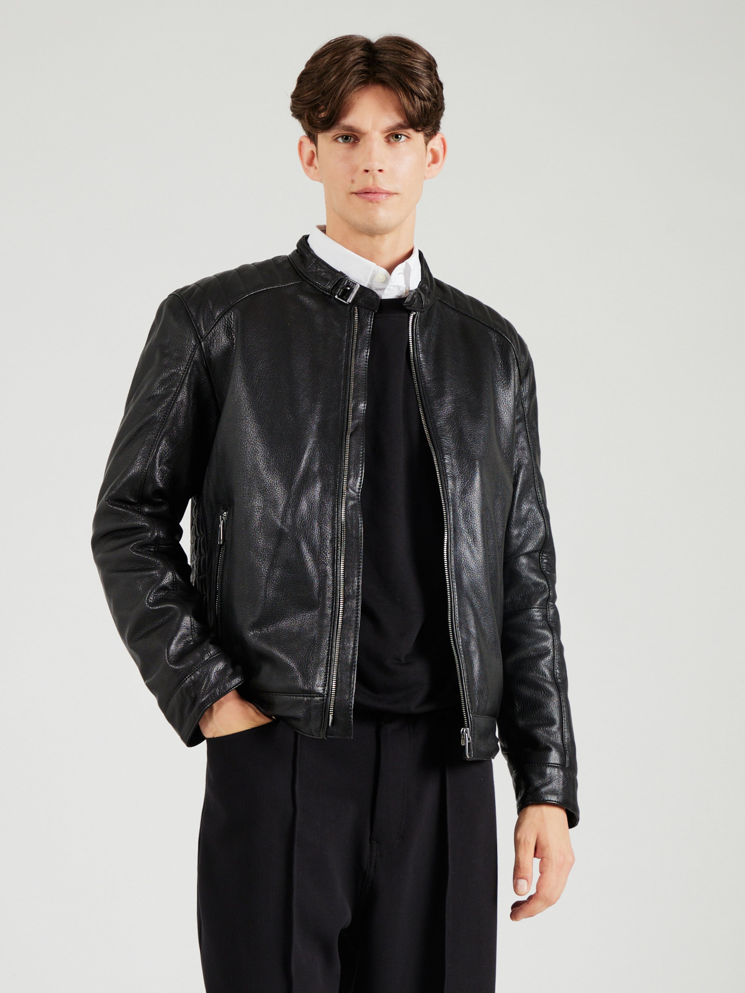 Cheap mens leather jackets online sale