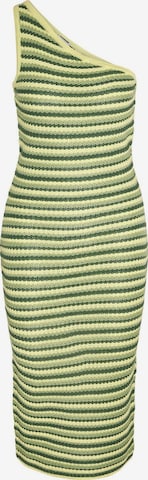 Noisy may Knit dress 'Dee' in Green: front