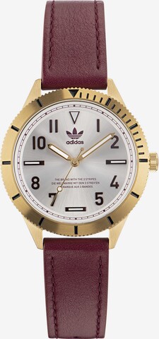 ADIDAS ORIGINALS Analoog horloge 'Ao Fashion Edition Three Small' in Rood: voorkant