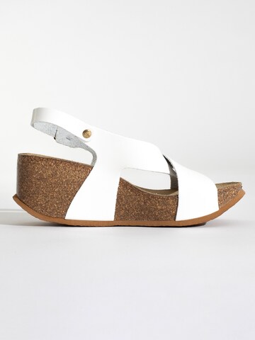 Bayton Strap sandal 'Rea' in White