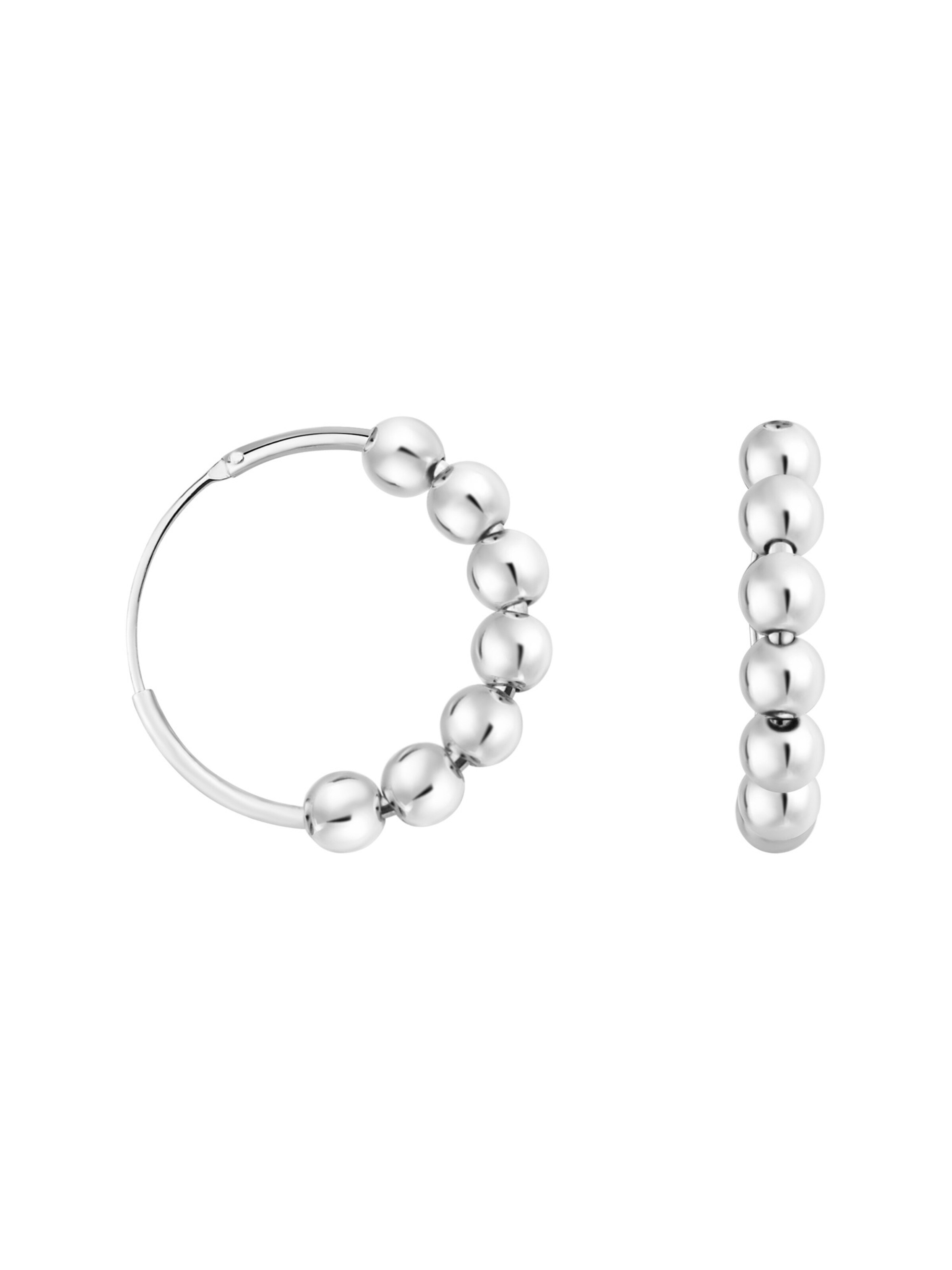 Sofia Milani Ohrringe 'Ball'‌‌‌‌‌‌‌‌‌ in Silber: Vorderseite