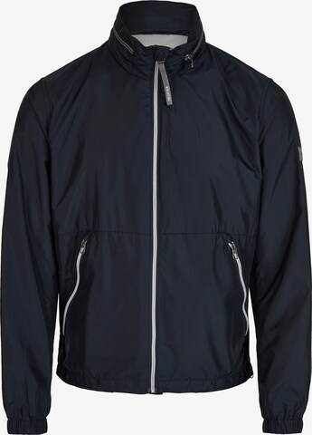 HECHTER PARIS Between-Season Jacket in Blue: front