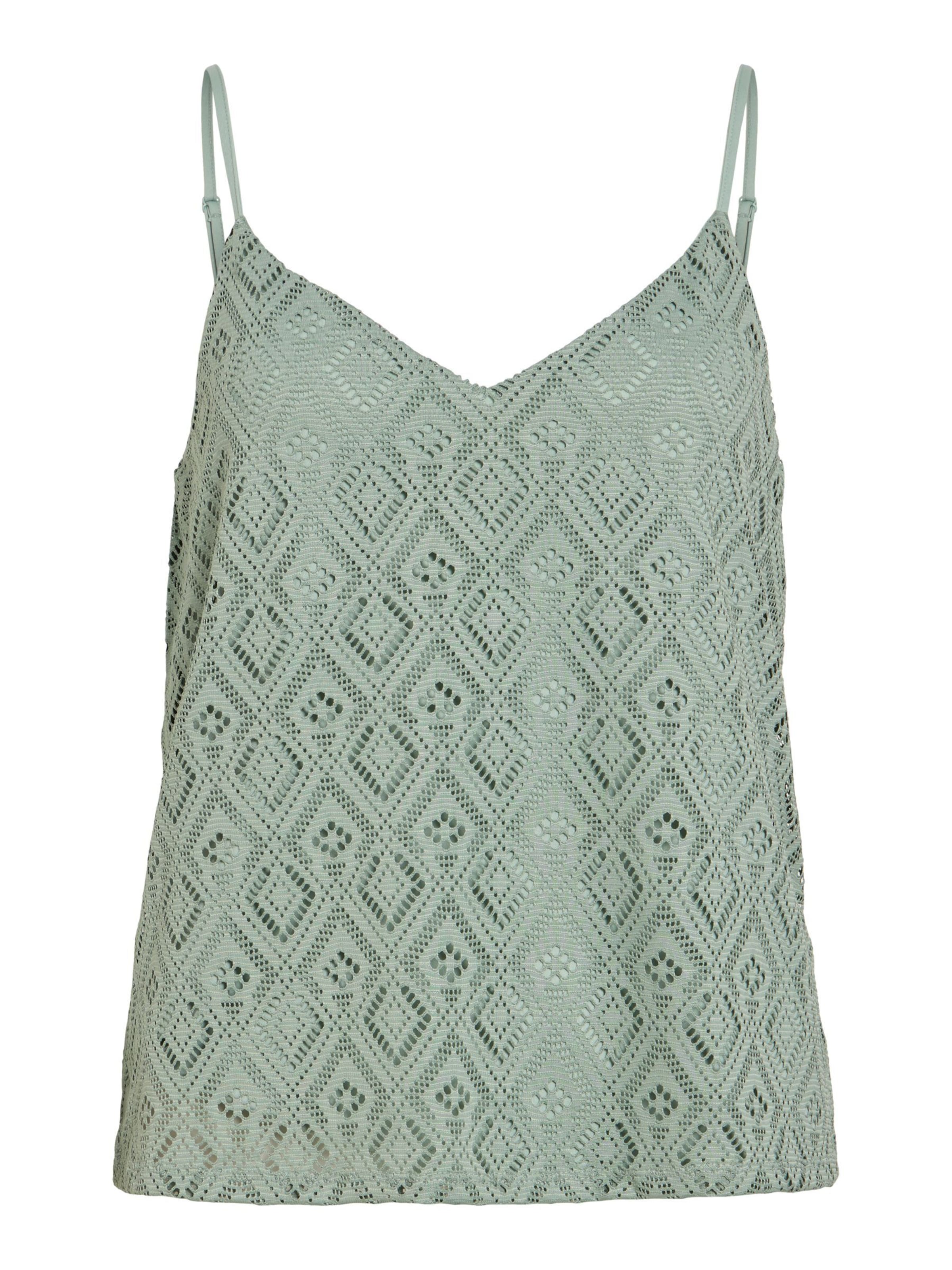 VILA Top 'VINusa' in Green: front