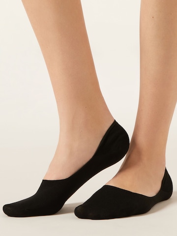 CALZEDONIA Ankle Socks in Black