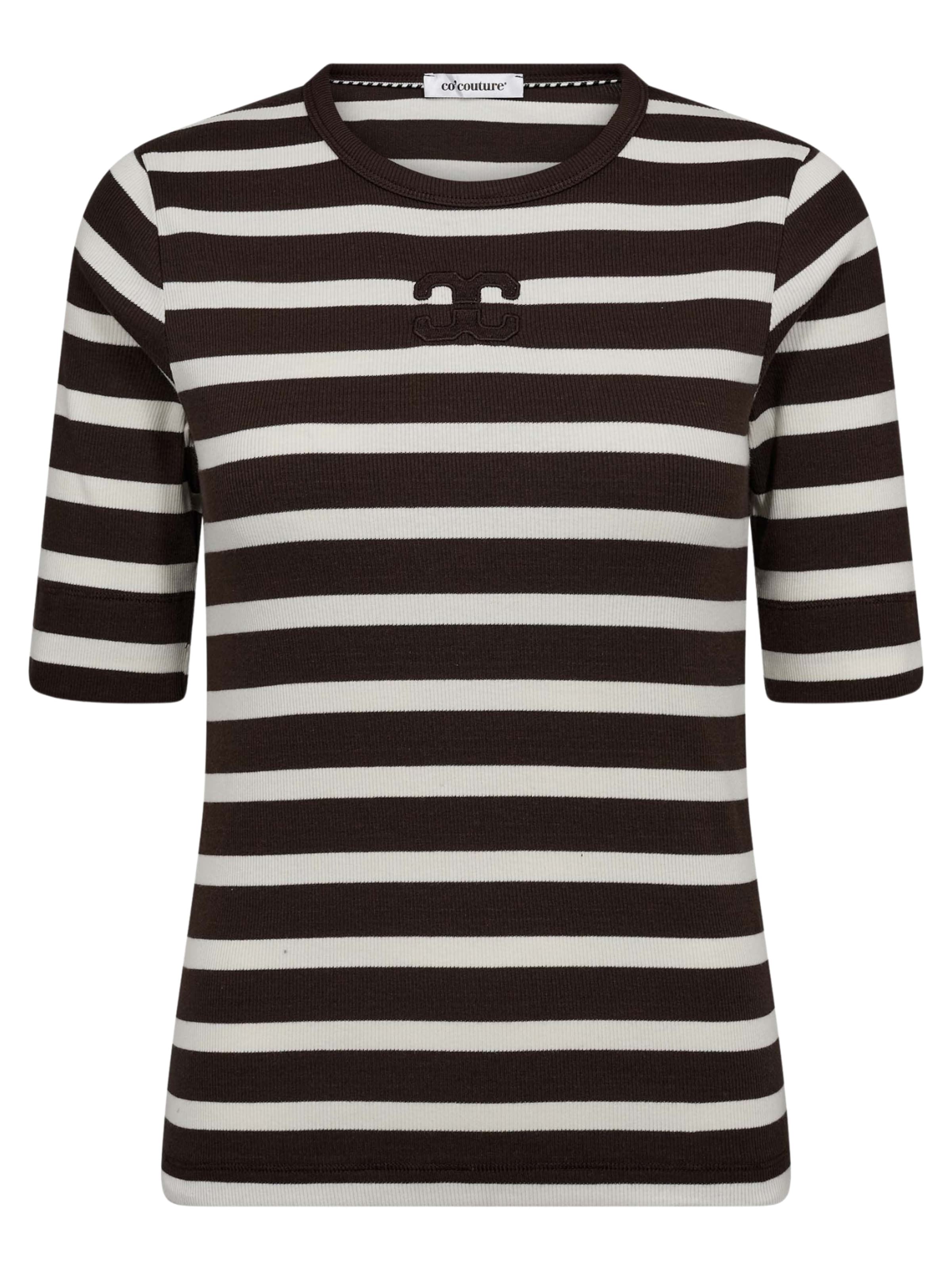 co'couture Tričko 'Granny' – hnědá: přední strana