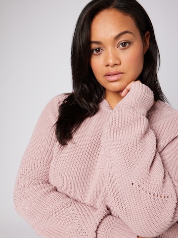 Pullover 'Thekla' di Guido Maria Kretschmer Curvy in rosa