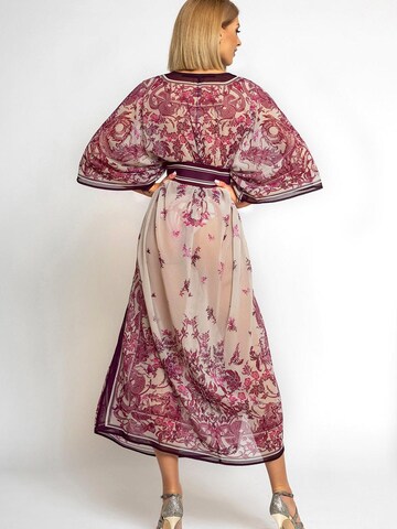 JIORO Beach Dress 'ASIA BORDEAUX' in Red