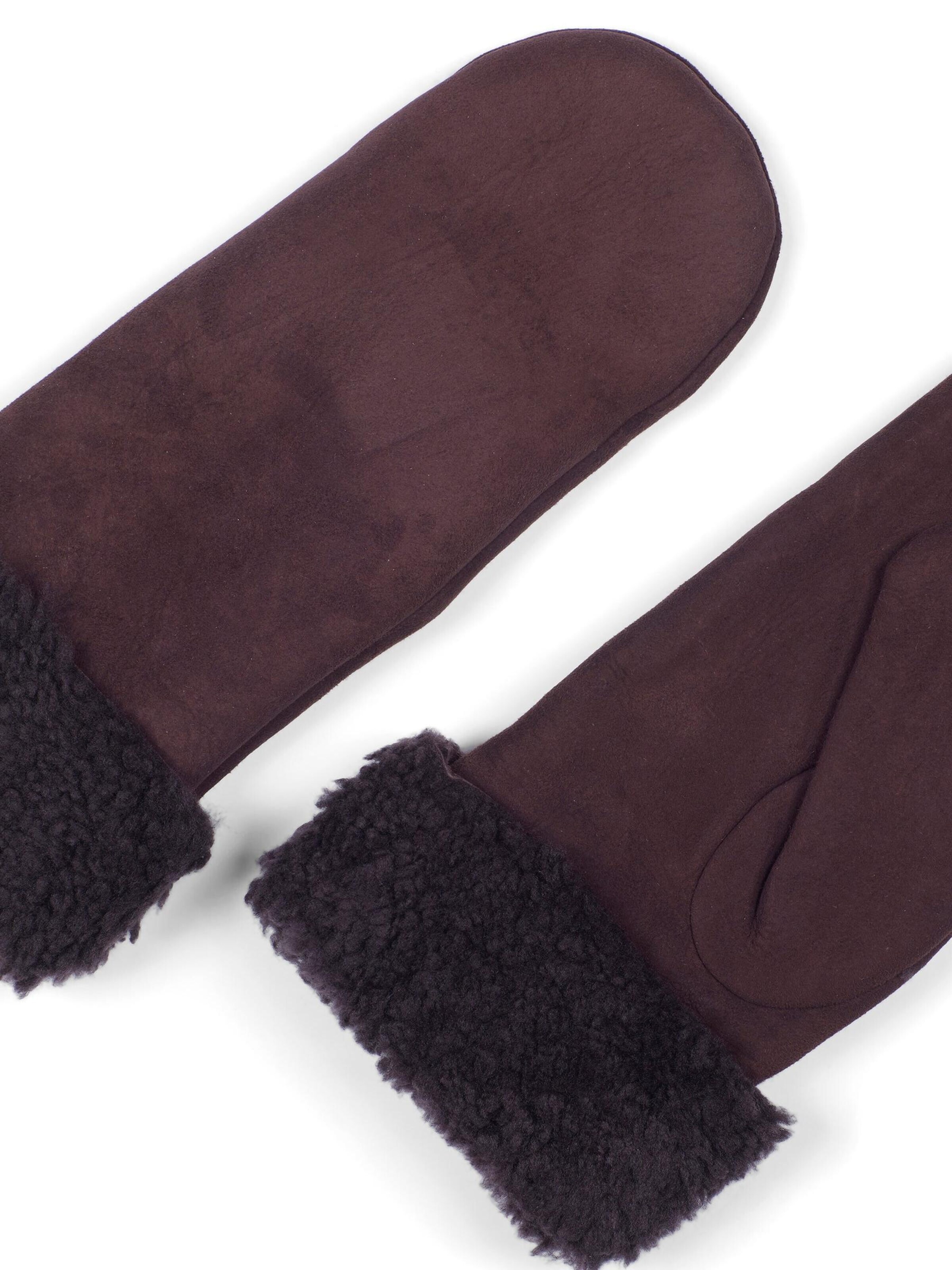 Gants 'Women's Leather Gloves Elsa Dark Brown' Howard London en marron