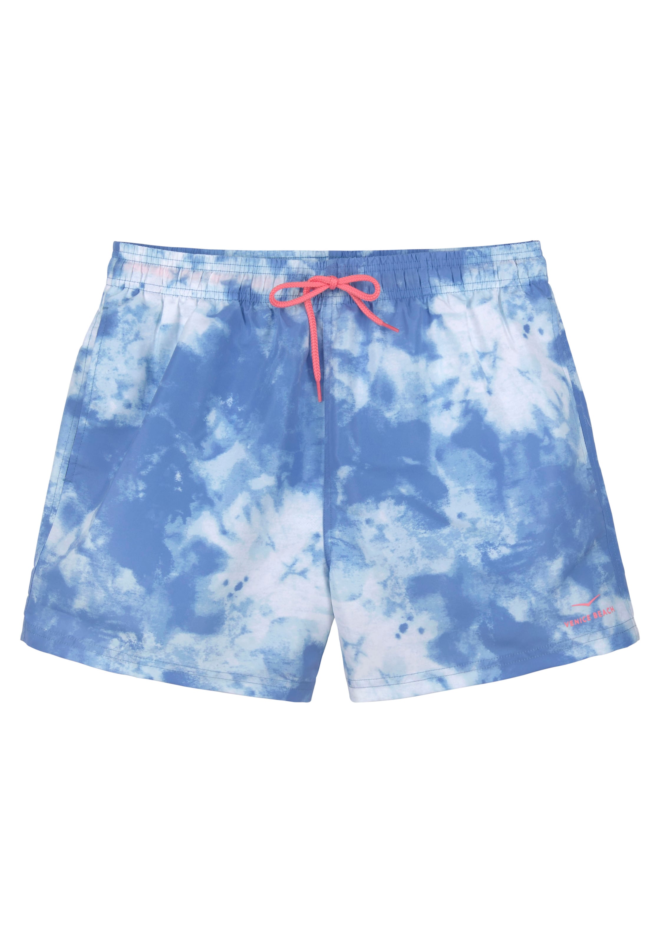 VENICE BEACH - Bermudas en azul: frente