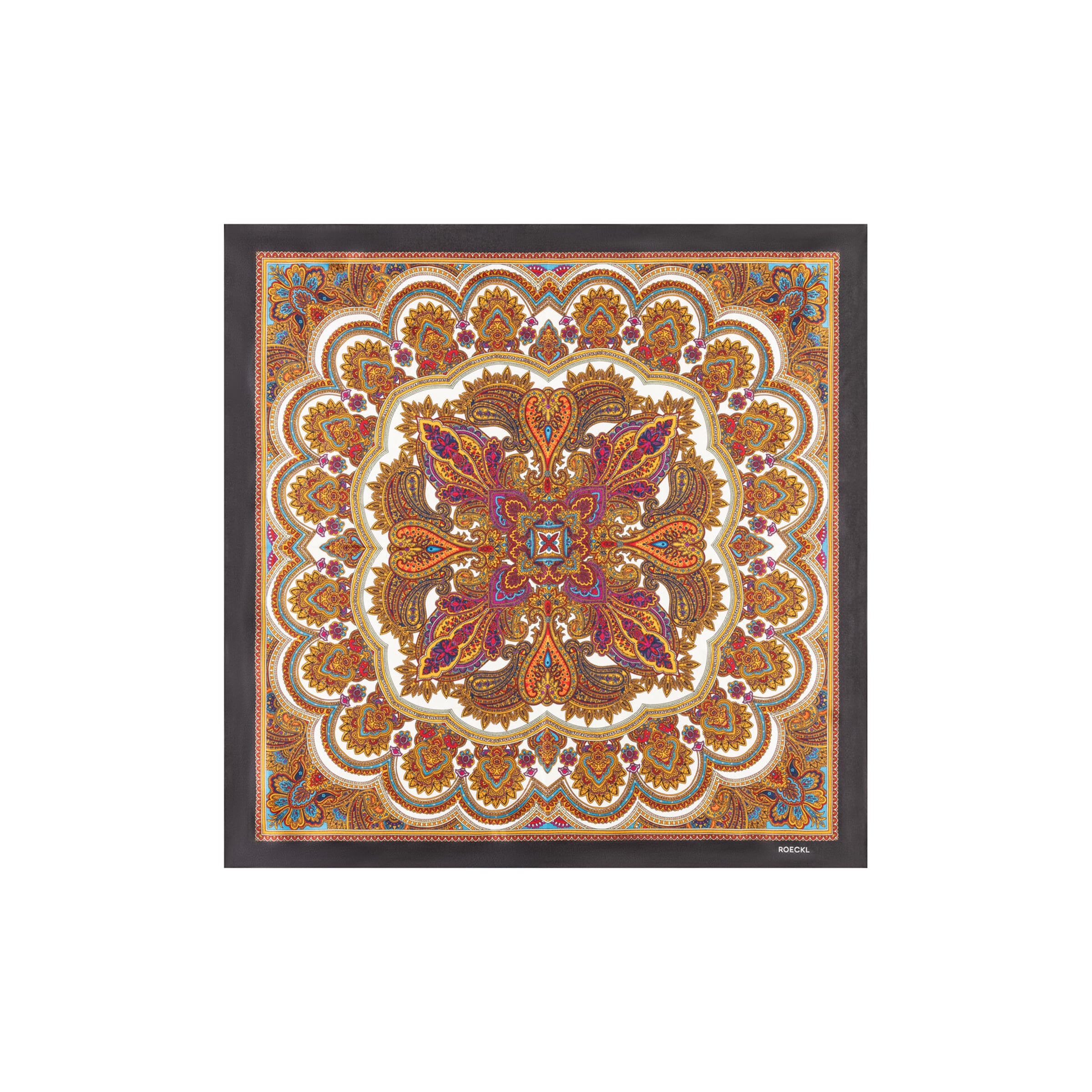 Roeckl Shawl 'FINE PAISLEY NICKY' in Mixed colours: front