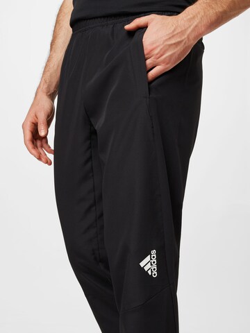 ADIDAS SPORTSWEAR Regular Sportsbukser 'Aeroready Designed For Movement' i svart