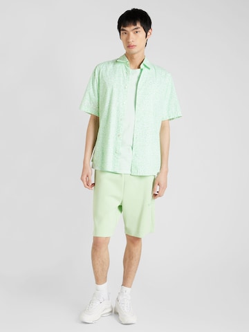 BOSS Green Loosefit Kalhoty 'Headlo 1' – zelená