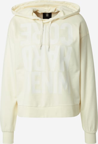 G-Star RAW Sweatshirt in Wit: voorkant