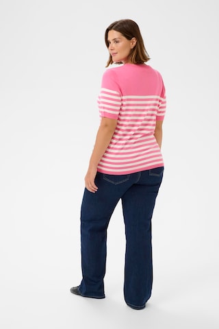 KAFFE CURVE - Pullover 'Clizzy' em rosa