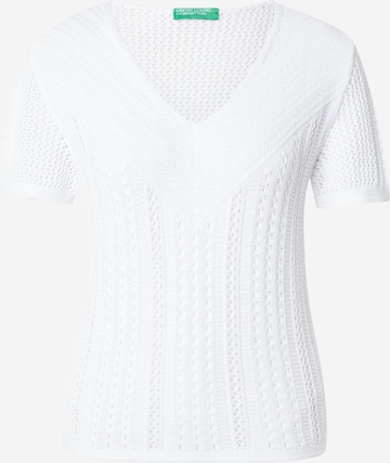 UNITED COLORS OF BENETTON - Pullover em branco: frente