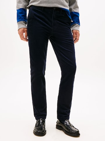 Regular Pantalon chino 'Denton' TOMMY HILFIGER en bleu : devant