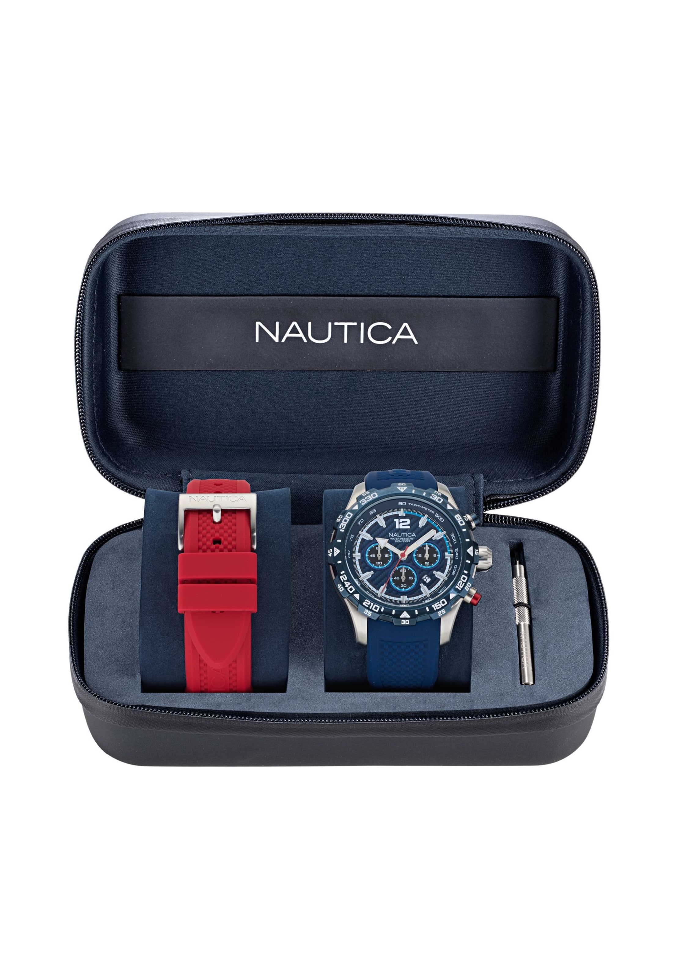 NAUTICA Analoguhr 'NST' in Blau