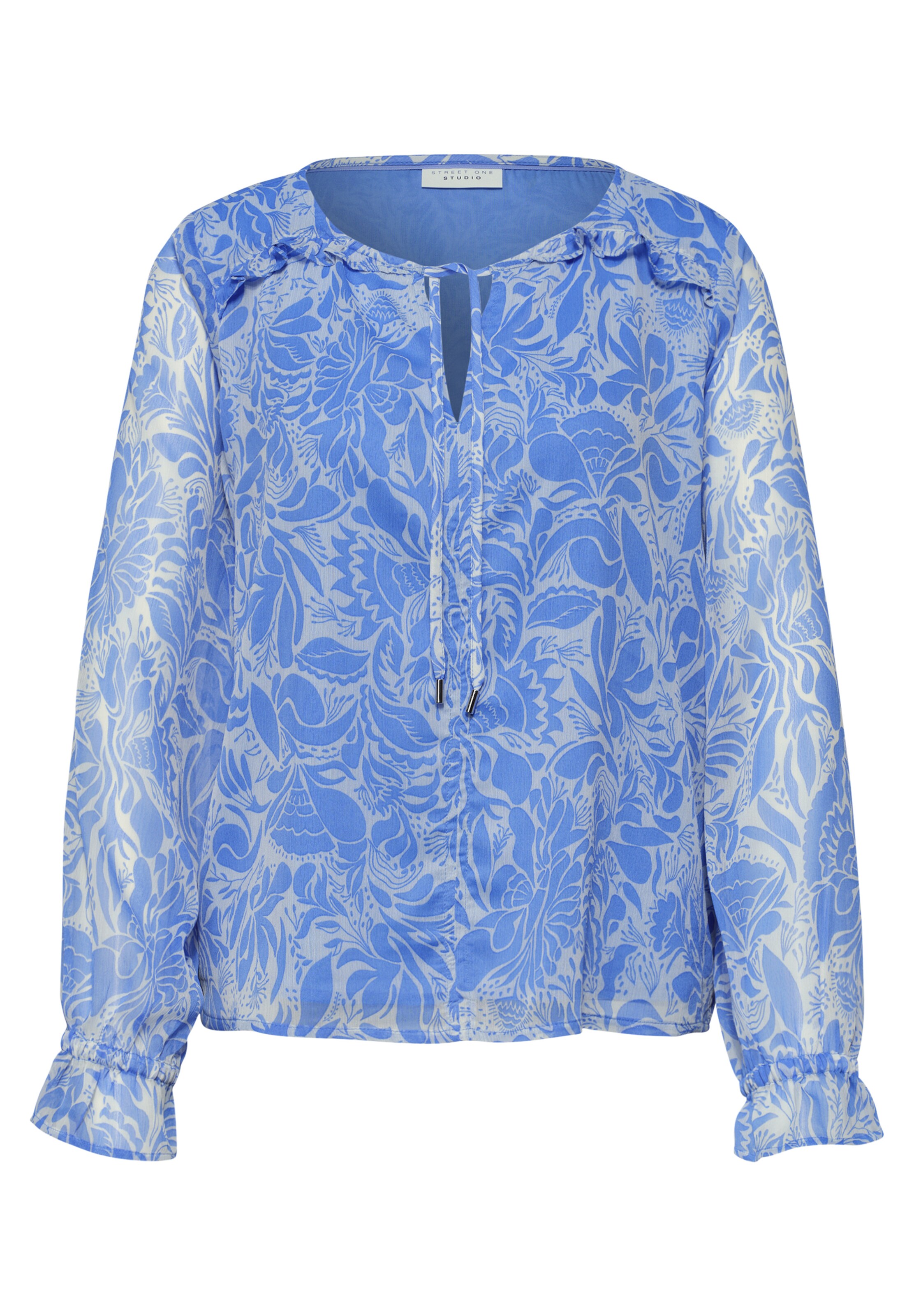 Street One Studio Bluse in Blau: Vorderseite