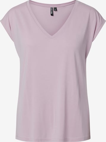 purpurinė PIECES Marškinėliai 'PCKAMALA': priekis