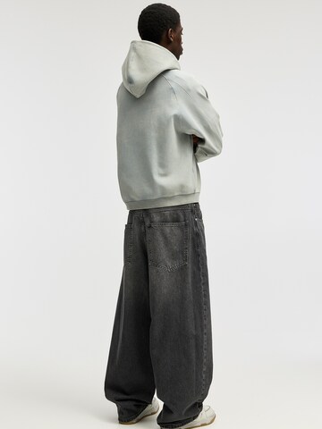 Wide Leg Jean Pull&Bear en gris