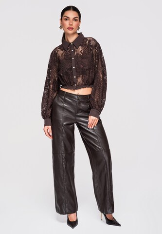 Ombre Blouse 'OW-SH-E0011' in Bruin