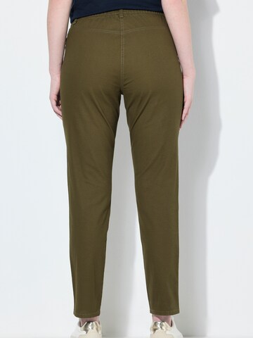 Slimfit Jeggings di Ulla Popken in verde