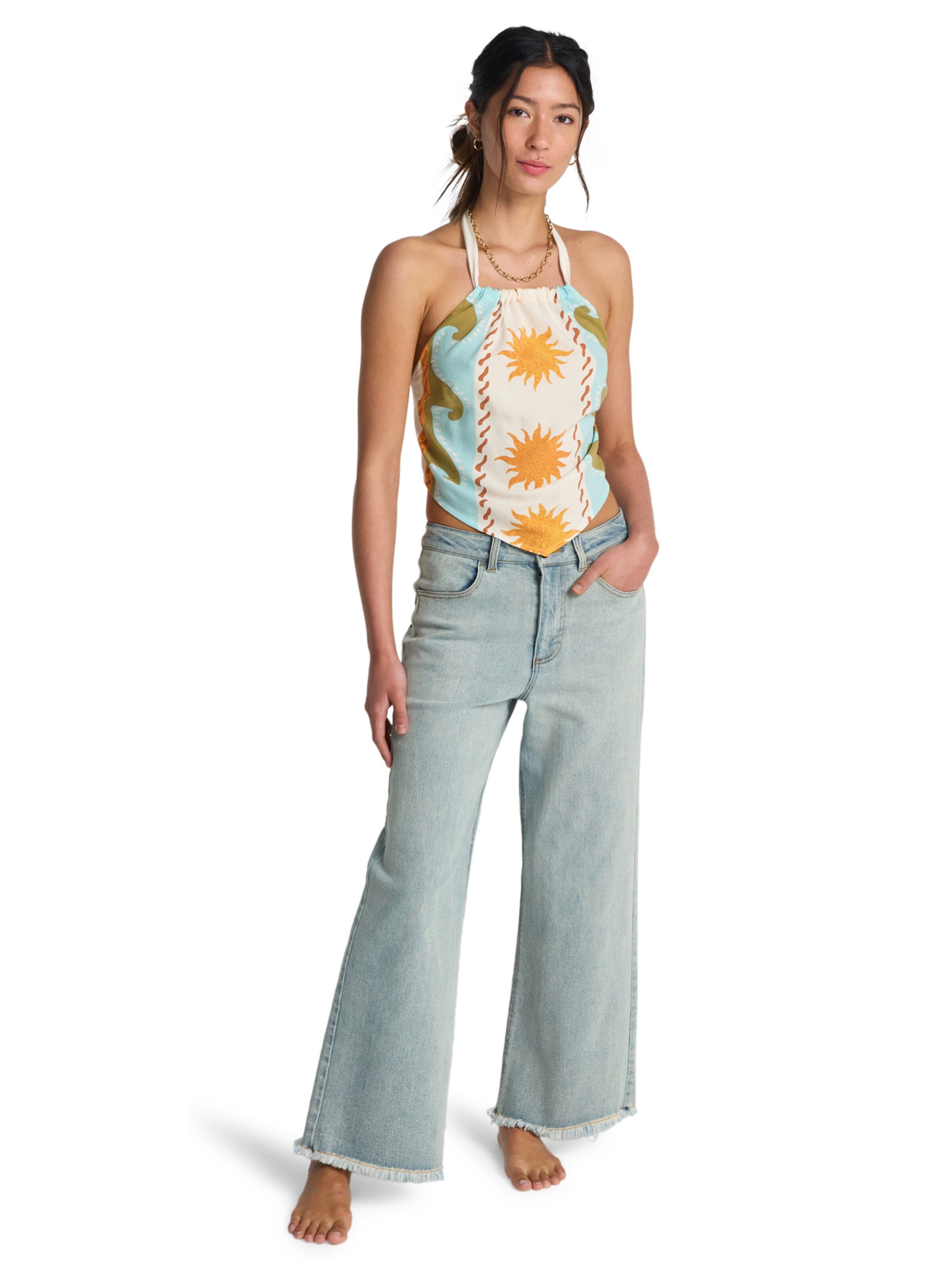 BILLABONG Top 'Tides Calling' in White