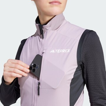 Gilet de sport 'Xperior' ADIDAS TERREX en violet