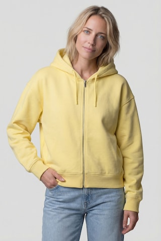 Veste de survêtement 'LivAK A' alife & kickin en jaune : devant