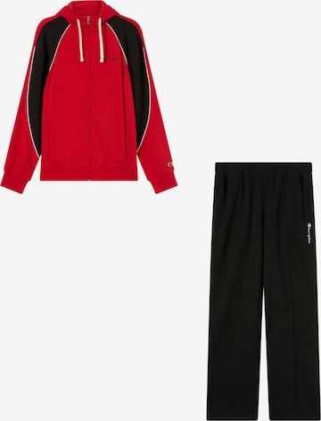 Survêtement Champion Authentic Athletic Apparel en rouge : devant
