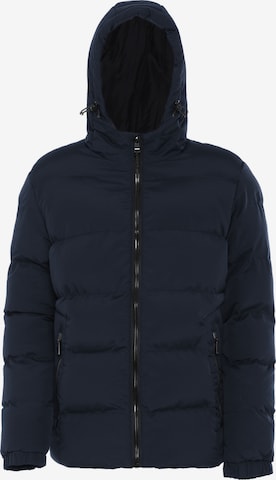 urban storm Winter Jacket in Blue: front