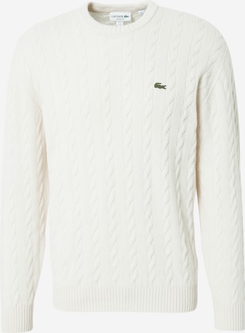 LACOSTE Pullover in Beige: predná strana