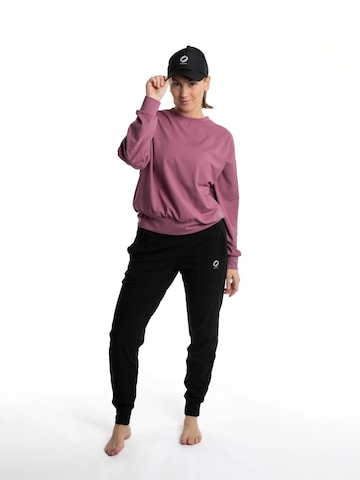 mymotus Sportief sweatshirt 'Mymotus® Ladies Lounge, Sport, Shirt Bordeaux YW123' in Rood