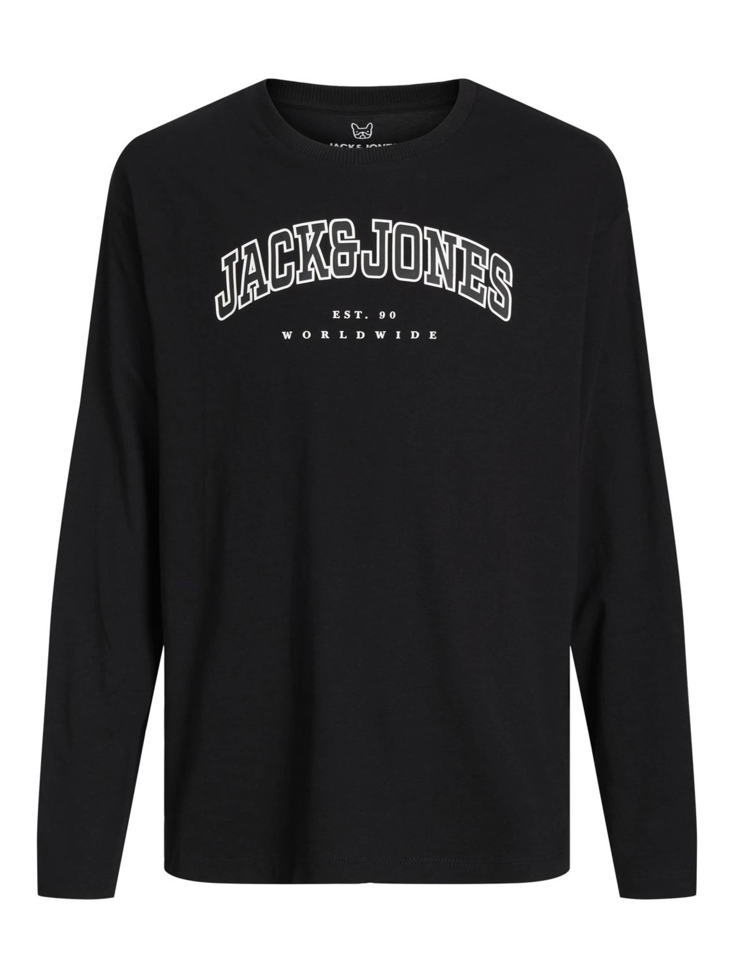 JACK & JONES MINI - Camisola 'JJECALEB' em preto: frente