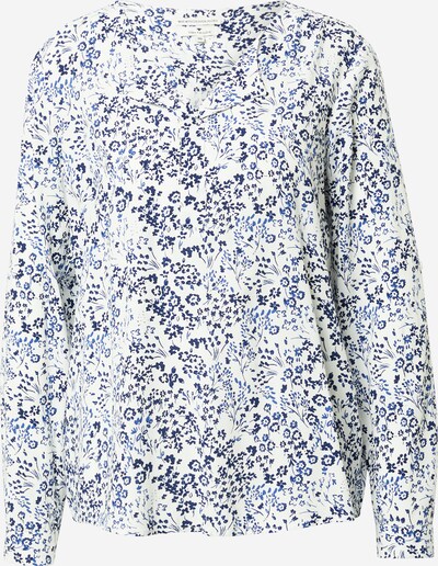 TOM TAILOR Bluse in marine / weiß, Produktansicht
