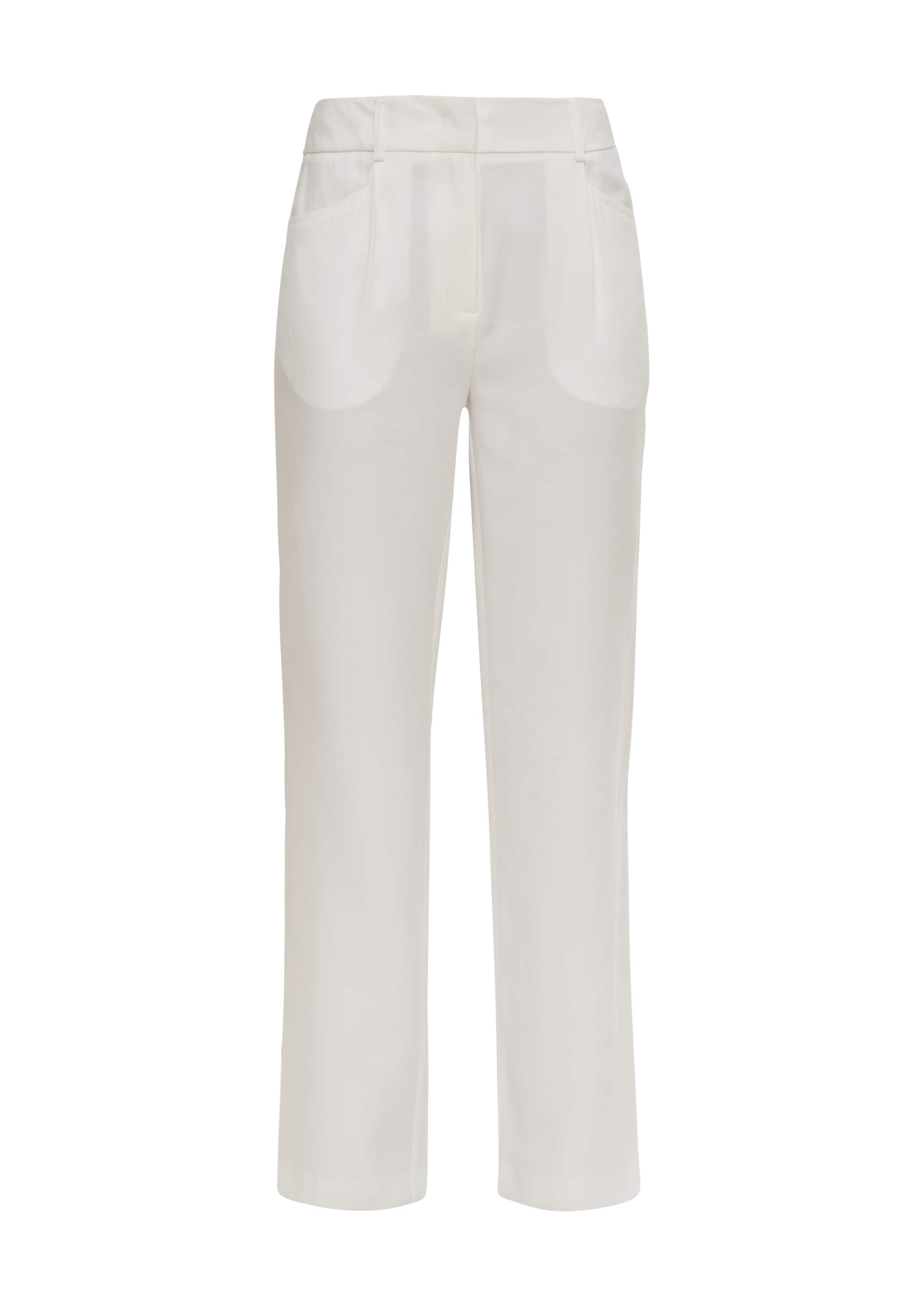 Regular Pantalon COMMA en blanc : devant